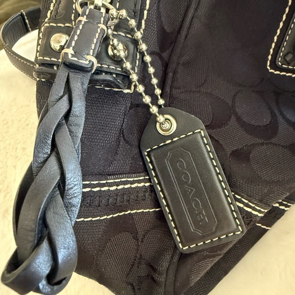 LARGE VINTAGE Y2K COACH TOTE - Picture 10 of 12